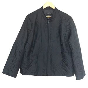 SilkLand Black Quilted Women's Jacket